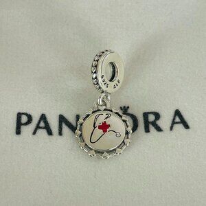 Pandora Schoolteacher Engravable Dangle Charm S925 Sterling Silver Jewelry